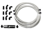 Stainless Steel Braided Hose Kit Natural 40 ft. -6 AN 87207